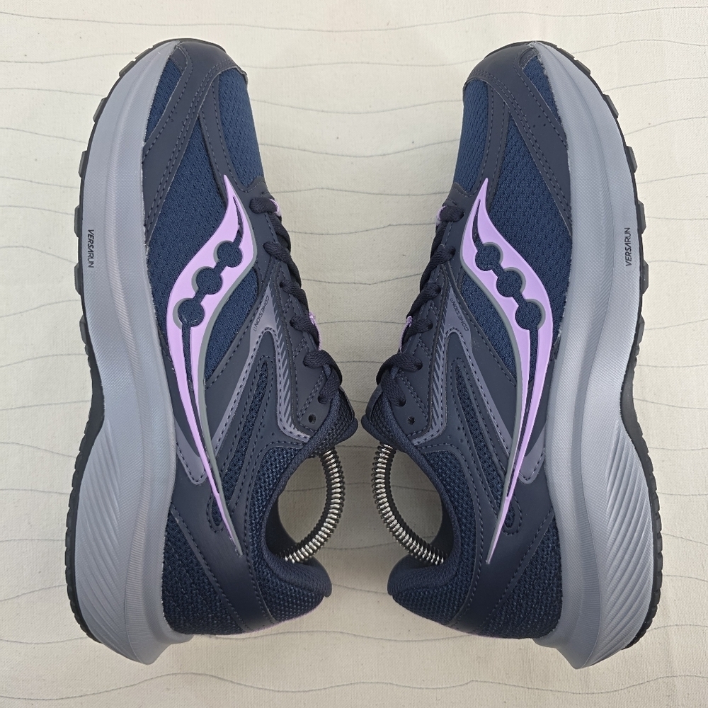 Saucony Womens Cohesion 17 Navy Blue Running Shoes Sneakers 10944-209 Size 9 EUC - Picture 8 of 10